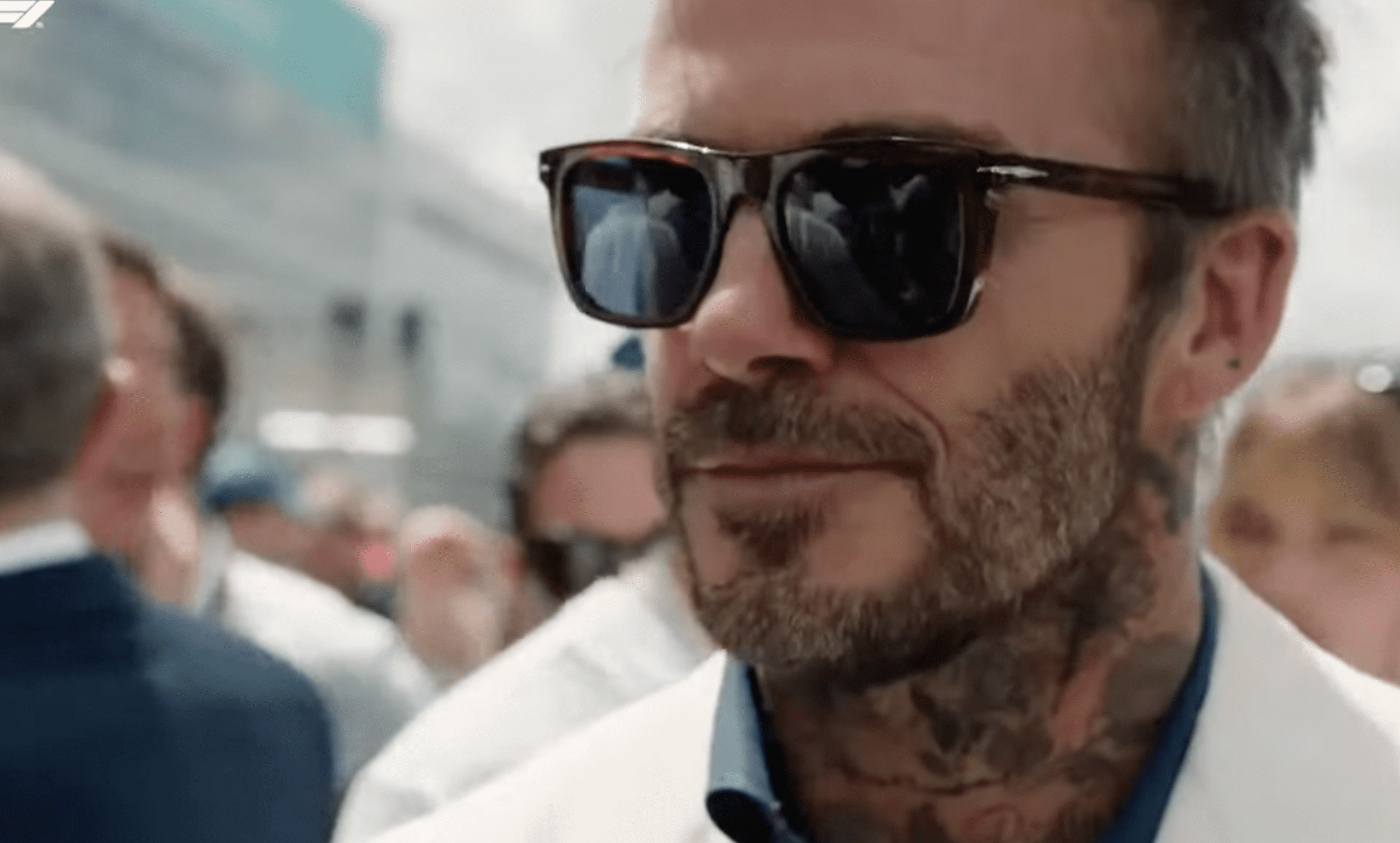 David Beckham at the Miami Grand Prix F1 Race